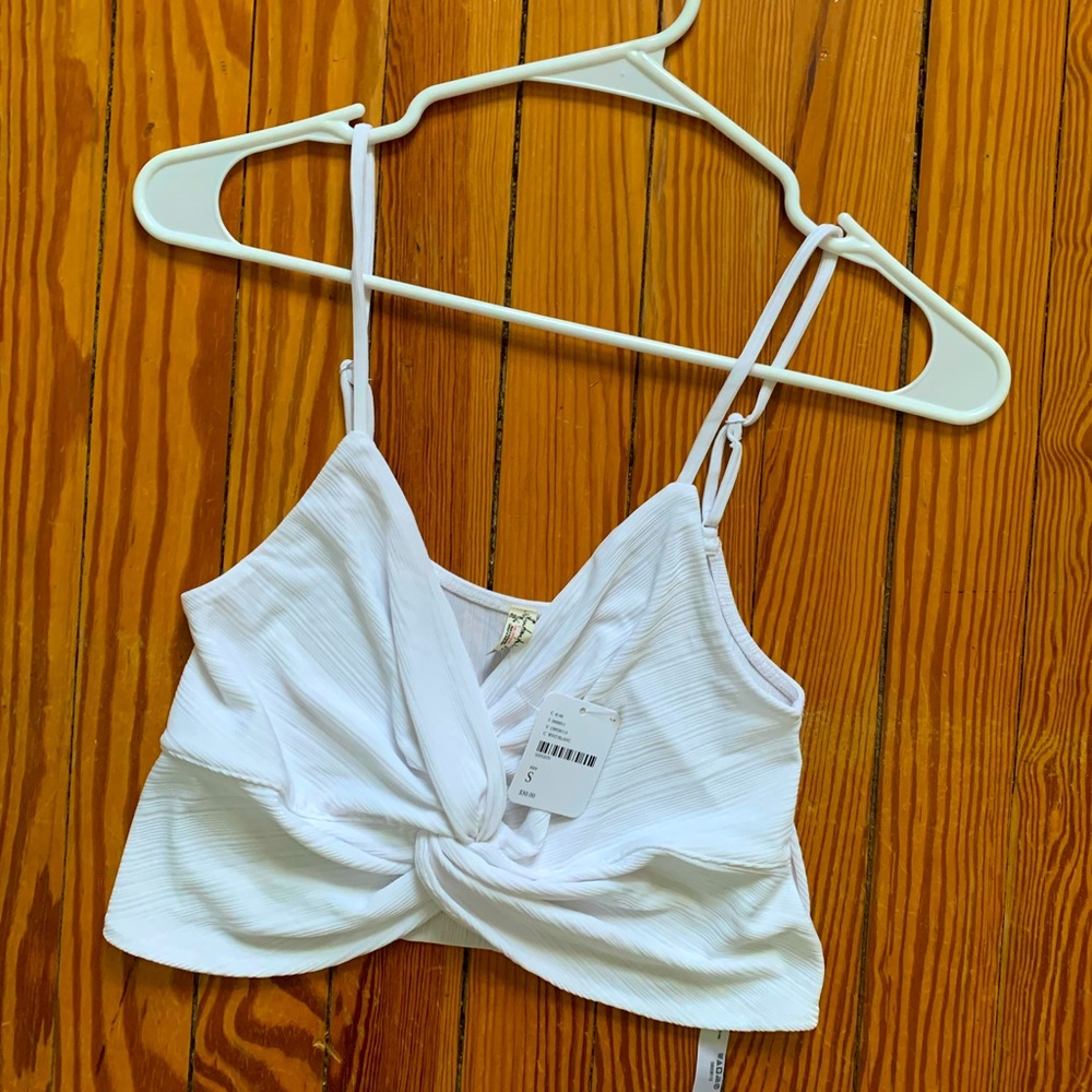 Free people crop top. Never worn, tags still attached